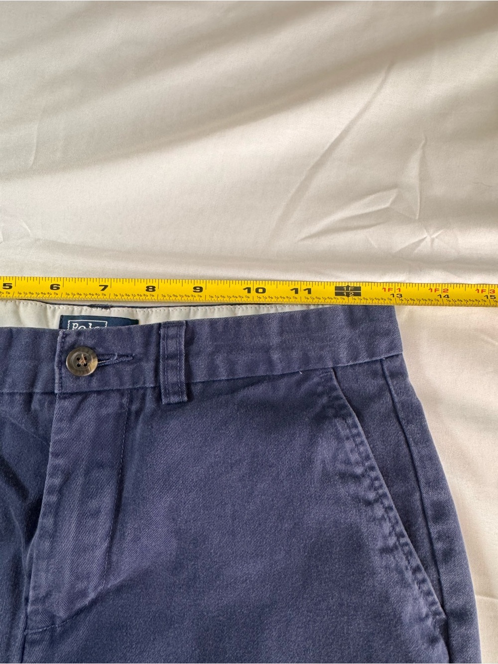 Polo Ralph Lauren Navy Chino Shorts Boys size 12 - Picture 4 of 6